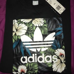 2XL Adidas floral shirt